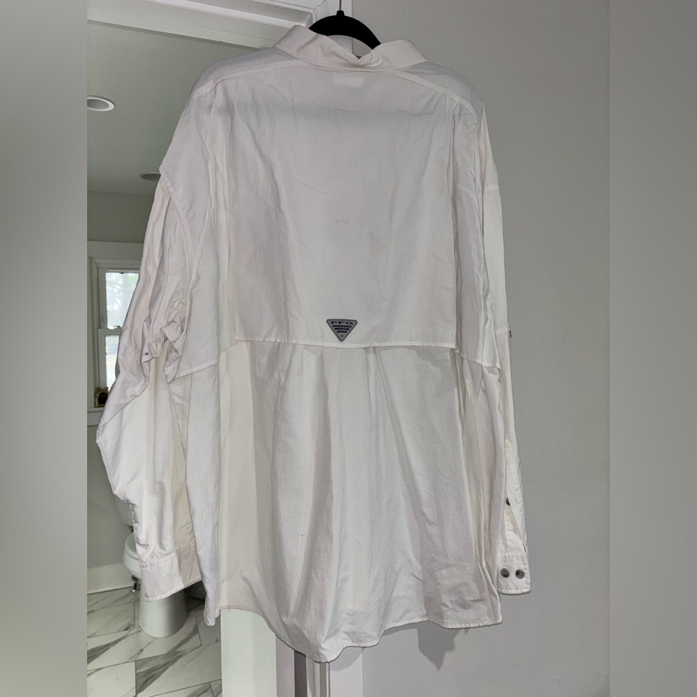 Columbia Black and White Long Sleeve Button down Shirt…Bundle of 2😀 Men’s 4X - Picture 8 of 8